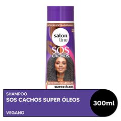 SHAMPOO SOS CACHOS SUPER OLEOS SALON LINE 300ML