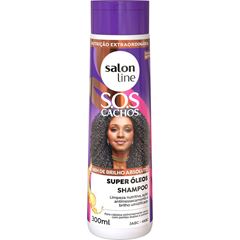 SHAMPOO SOS CACHOS SUPER OLEOS SALON LINE 300ML