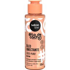 OLEO DE UMECTACAO TODECACHO UHULLL COCO PURISSIMO SALON LINE 100ML