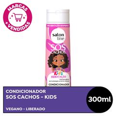 CONDICIONADOR SOS CACHOS KIDS HIDRATACAO SALON LINE 300ML