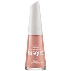 Esmalte Risqué Cremoso Nude Grão de Arroz - Solto
