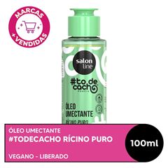 OLEO DE UMECTACAO TODECACHO RICINO PURO SALON LINE 100ML