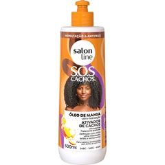 ATIVADOR DE CACHOS SOS CACHOS OLEO DE MANGA SALON LINE 500ML