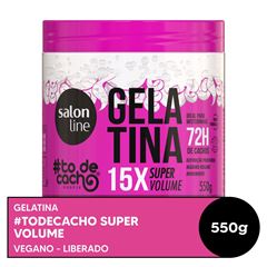 GELATINA TODECACHO SUPER VOLUME SALON LINE 550G