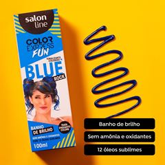 TONALIZANTE COLOR EXPRESS FUN BLUE ROCK SALON LINE 100ML