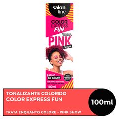 TONALIZANTE COLOR EXPRESS FUN PINK SHOW SALON LINE 100ML