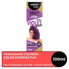 TONALIZANTE COLOR EXPRESS FUN VIOLET FANTASY SALON LINE 100ML