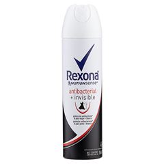 DESODORANTE AEROSOL REXONA FEMININO ANTIBACTERIAL INVISIBLE