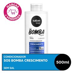 CONDICIONADOR SOS BOMBA ORIGINAL SALON LINE 500ML