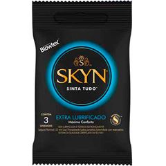 PRESERVATIVO BLOWTEX SKYN EXTRA LUBRIFICADO COM 3