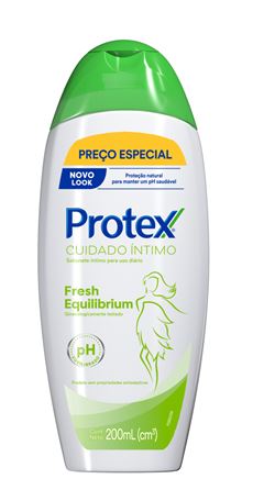 Sabonete Líquido Protex Íntimo Fresh Equilíbrio Leve 200ml Pague 150ml