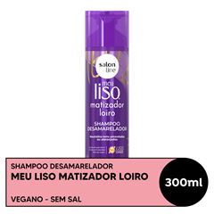 SHAMPOO MEU LISO MATIZADOR LOIRO SALON LINE 300ML