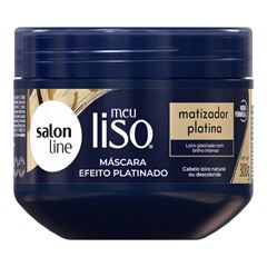 MASCARA MEU LISO MATIZADOR PLATINA SALON LINE 300G