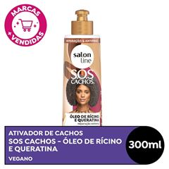 Ativador de Cachos Salon Line SOS Rícino e Queratina