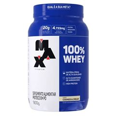 Whey Protein 100% Cookies & Cream Pote 900g