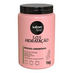 MASCARA SOS HIDRATACAO OLEO DE RICINO SALON LINE 1KG