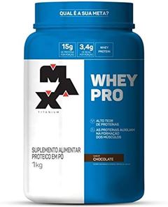 Whey Protein Pro Max Titanium Chocolate 1kg (Pote)