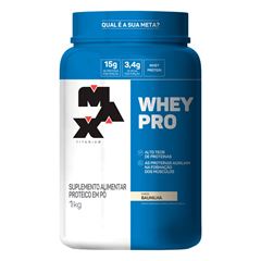 Whey Pro Max Titanium Baunilha 1kg (Pote)