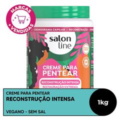 CREME PARA PENTEAR RECONSTRUCAO INTENSA SALON LINE 1KG