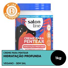 CREME PARA PENTEAR HIDRATACAO PROFUNDA 1KG SALON LINE