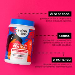 CREME PARA PENTEAR HIDRATACAO PROFUNDA 1KG SALON LINE