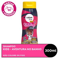 SHAMPOO TODECACHINHO KIDS AVENTURA NO BANHO SALON LINE 300ML