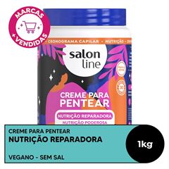 CREME PARA PENTEAR NUTRICAO REPARADORA SALON LINE 1KG