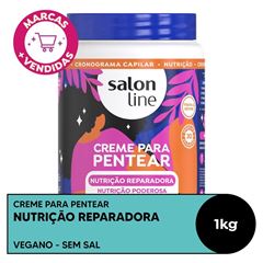Creme para Pentear Salon Line Nutrição Reparadora 1kg Pote