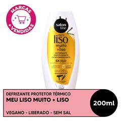 DEFRIZANTE PROTETOR TERMICO MEU LISO MUITO MAIS LISO SALON LINE 200ML