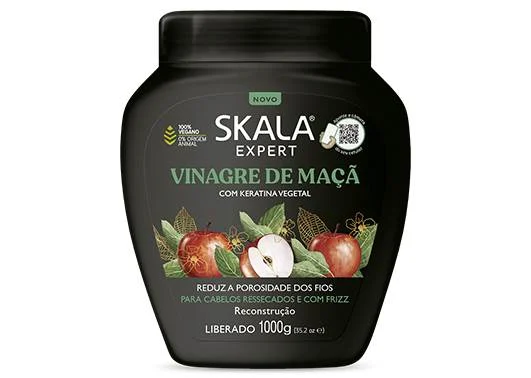 Creme de Tratamento Skala Queratina (Vinagre de Maçã)
