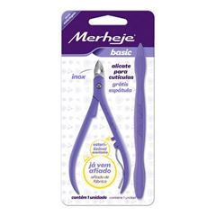 Alicate Merheje Basic + Espátula Lilás