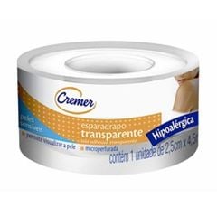 Esparadrapo Transparente Cremer 2,5cm x 4,5m
