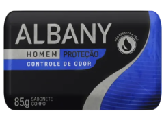 Sabonete Albany Homem Controle de Odor Azul 85g