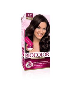 TINTURA BIOCOLOR MINI KIT 4.7 MARROM ESCURO 