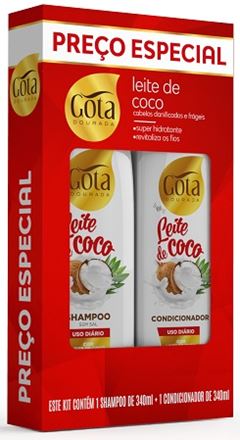 Shampoo + Condicionador Gota Leite de Coco Kit