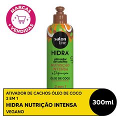 ATIVADOR DE CACHOS HIDRA NUTRICAO INTENSA SALON LINE 300ML