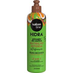 ATIVADOR DE CACHOS HIDRA NUTRICAO INTENSA SALON LINE 300ML