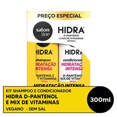 Kit Salon Line Shampoo 300ml + Condicionador 200ml Hidratação Intensa Original