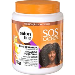 ATIVADOR DE CACHOS SOS CACHOS OLEO DE MANGA SALON LINE 1KG