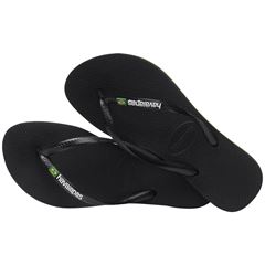 Sandália Havaianas Slim Brasil Preto 35/36