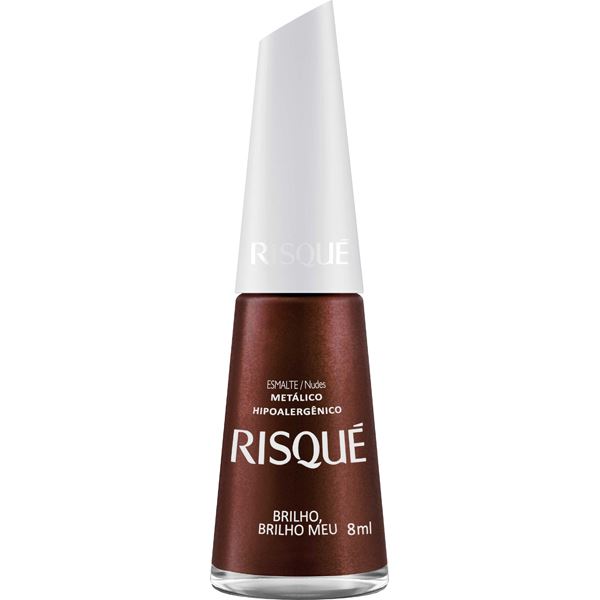 ESMALTE RISQUE CREMOSO NUDE BRILHO BRILHO MEU SOLTO Andrade Distribuidor