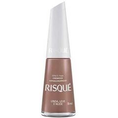 Esmalte Risqué Cremoso Nude Linda e Leve - Solto