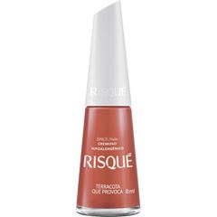 Esmalte Risqué Cremoso Nude Terracota Provocante (solto)