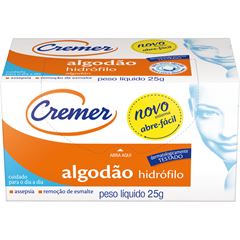 ALGODAO CREMER HIDROFILO CAIXA 25G