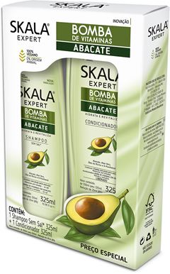 Shampoo + Condicionador Skala Bomba de Abacate