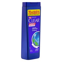 SHAMPOO CLEAR MEN ICE COOL MENTHOL 400ML LEVE + PAGUE -