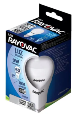 Lâmpada Rayovac LED Ray 9W Bivolt A55 Branca SM40