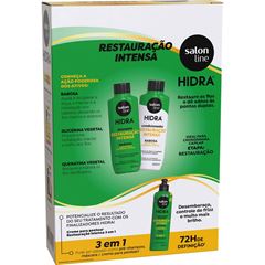 KIT SHAMPOO E CONDICIONADOR HIDRA BABOSA SALON LINE 300ML