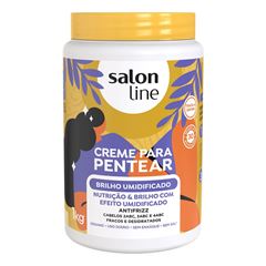 CREME PARA PENTEAR BRILHO UMIDIFICADO SALON LINE 1KG