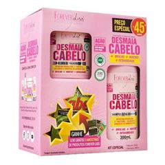 Kit Shampoo e Máscara Forever Liss Desmaia Cabelo